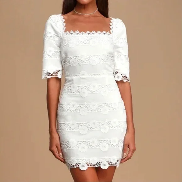 Lulus | Dresses | Lulus Story Of Love Lace Square Neck Bodycon Dress Size Small | Poshmark Lulus | Dresses | Lulus Story Of Love Lace Square Neck Bodycon Dress Size Small | Poshmark